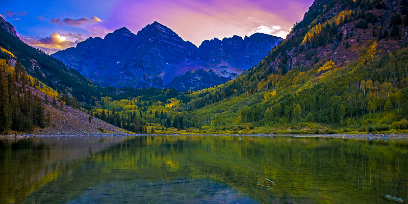 The Maroon Bells in Aspen